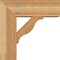 Ekena Millwork Funston Block Rough Sawn Bracket w/ Offset Brace, Western Red Cedar, 8"W x 22"D x 22"H BKT0806X22X22FST05RWR - alternate 3